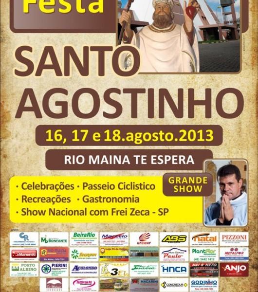 Rio Maina prepara festa para Santo Agostinho