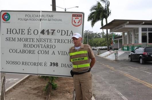 Rodovia SC-390 está há 418 dias sem registro de mortes no trânsito