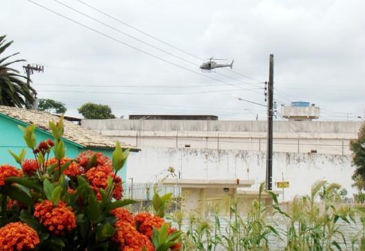 Helicóptero da PM sobrevoa Criciúma