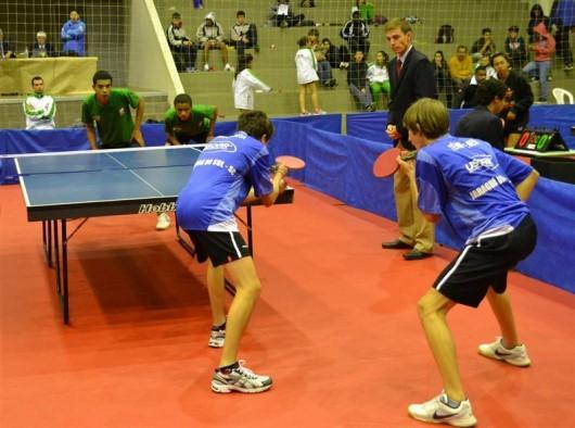 Tênis de mesa masculino conquista prata na dupla
