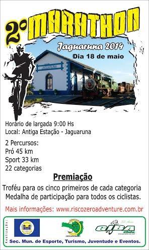 Jaguaruna sedia o 2° Marathon de Mountain Bike