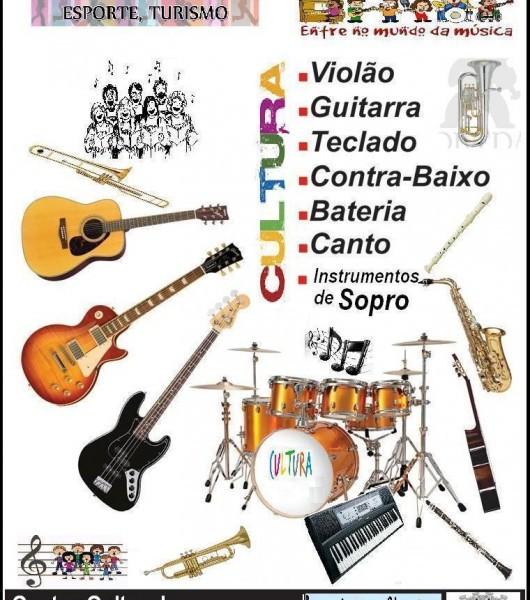Forquilhinha oferece oficinas musicais gratuitas