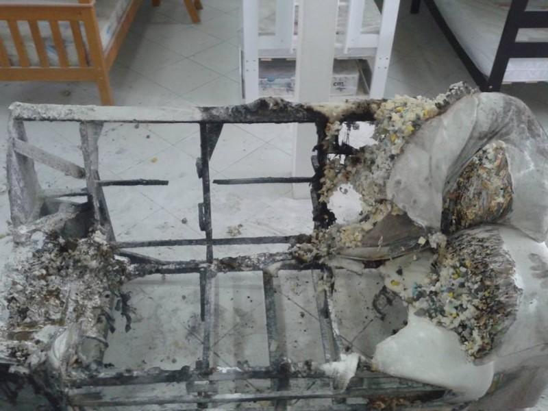 Princípio de incêndio em estabelecimento assusta lojistas 