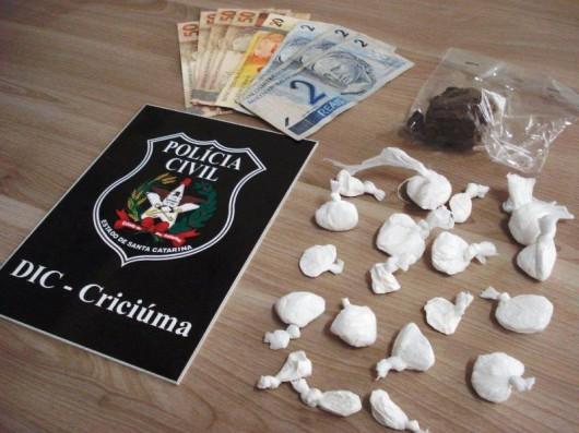 Após cumprir seis mandados de busca e apreensão, DIC prende dois em Criciúma