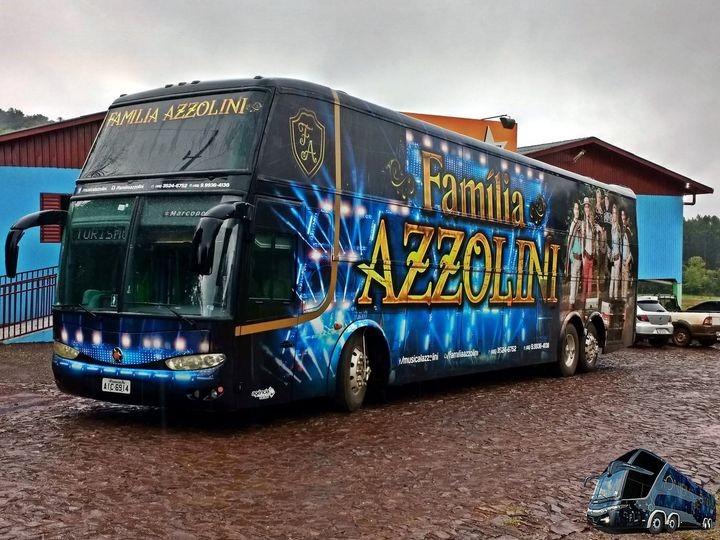 Grupo Família Azzolini sofre acidente de ônibus a caminho de Nova Veneza