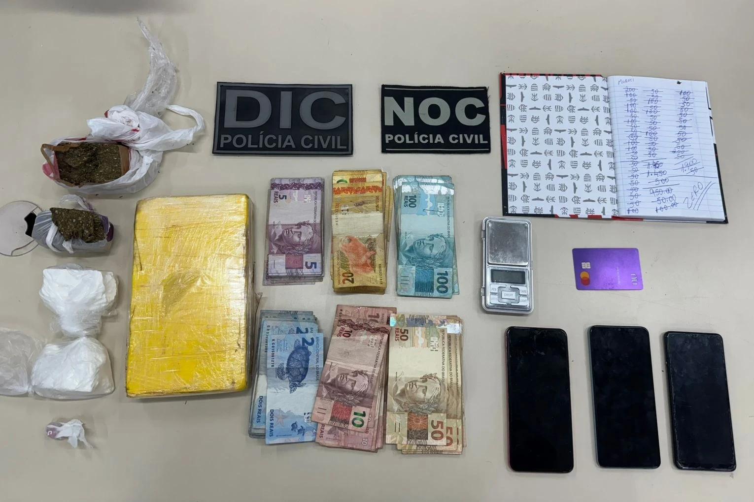 Duas pessoas são presas durante apreensão de cocaína em Criciúma
