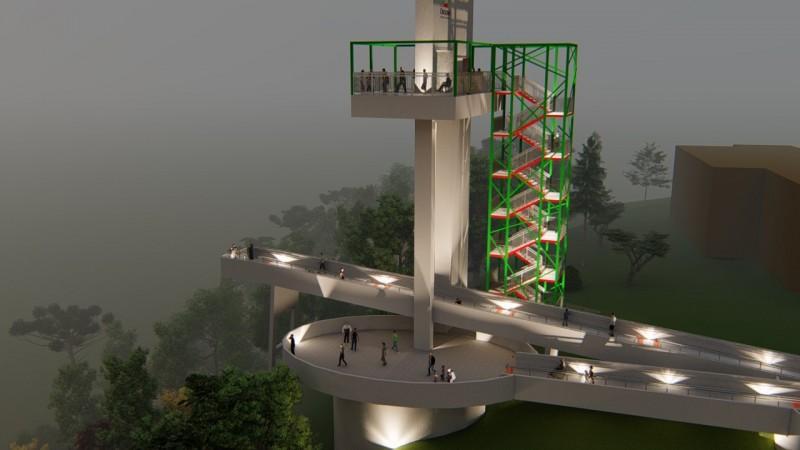 Mirante do Morro Cechinel: conhecidas propostas de preços para construção da estrutura