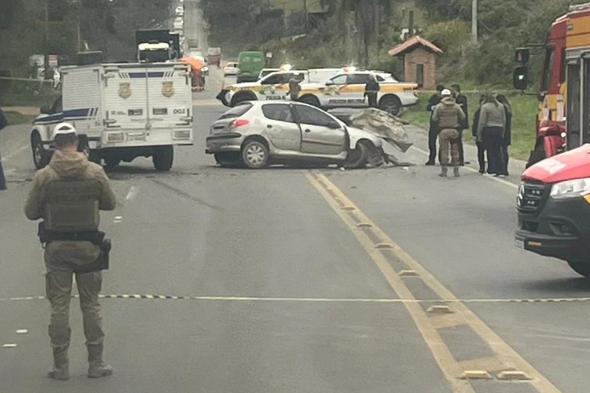 Identificado motorista que morreu em acidente na SC-108