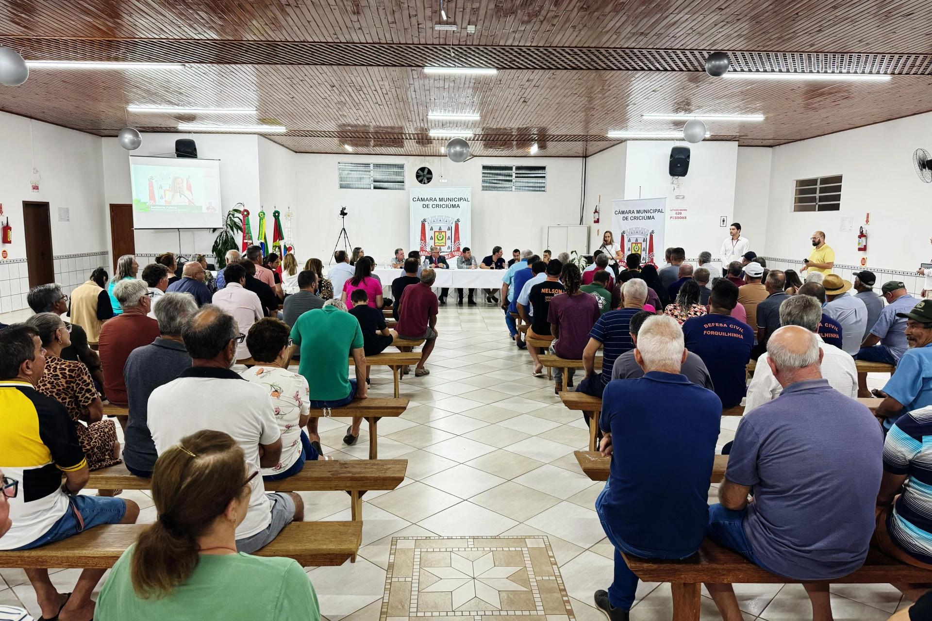 Audiência pública discute desassoreamento do Rio Sangão e criação de comissão regional