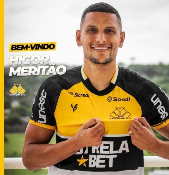 Criciúma confirma Higor Meritão como reforço