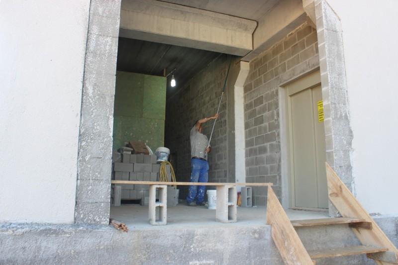 Domingo de obras em plano vapor no Nações Shopping