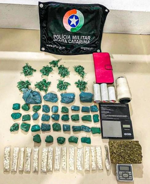 Grupo é detido por tráfico de drogas em Tubarão