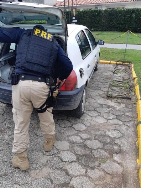 Quase um ano depois de ser furtado, veículo é recuperado pela PRF