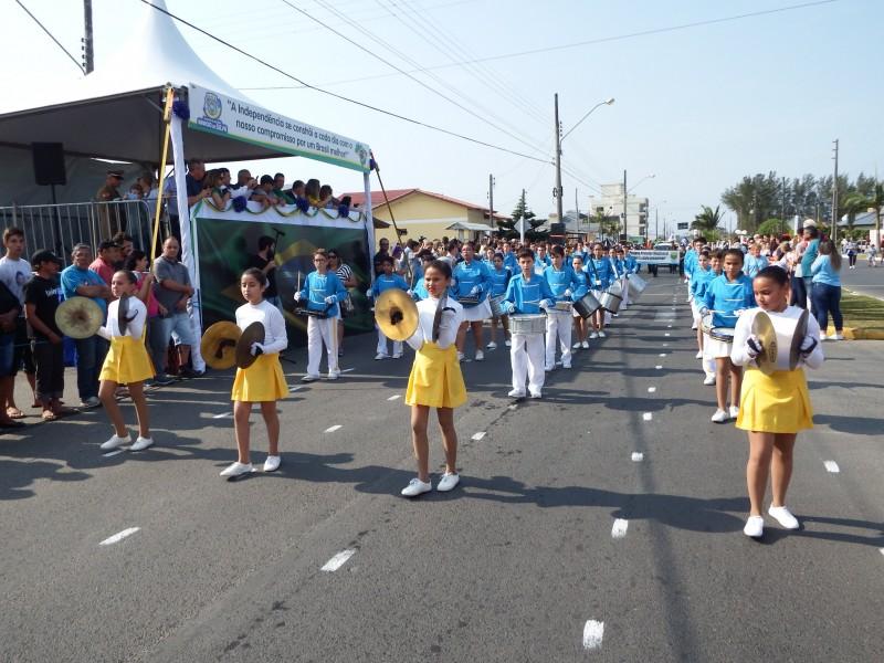 Município se prepara para o desfile cívico no dia 7 de setembro