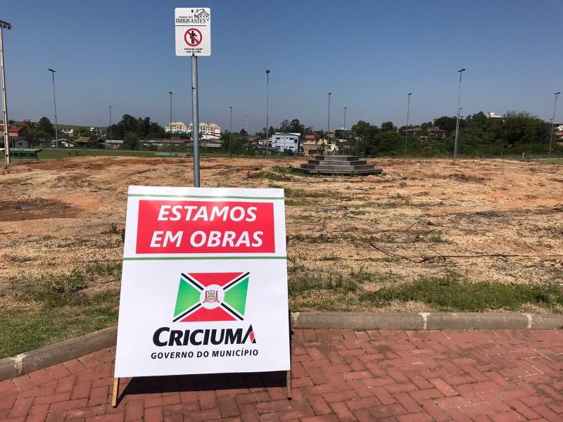 Parque dos Imigrantes passa por reformas e recebe quadras de beach tennis 