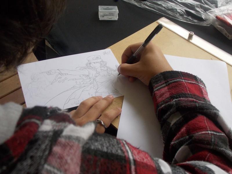 Desenhos de mangás chamam a atenção na Feira do Livro