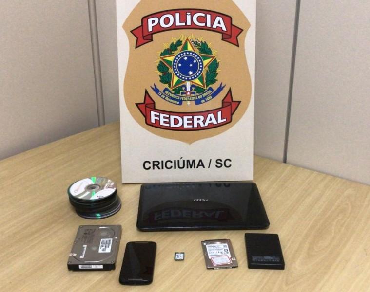 Em Araranguá, Polícia Federal deflagra nova fase de operação contra pornografia infantil