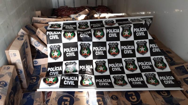 Quatro toneladas de carne roubada são recuperadas em Tubarão