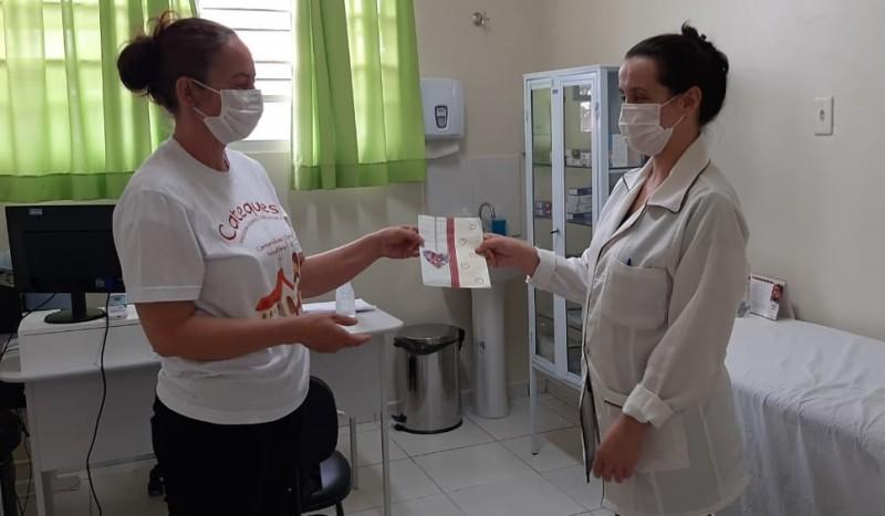 Profissionais da saúde recebem mensagens de apoio e gratidão em Forquilhinha