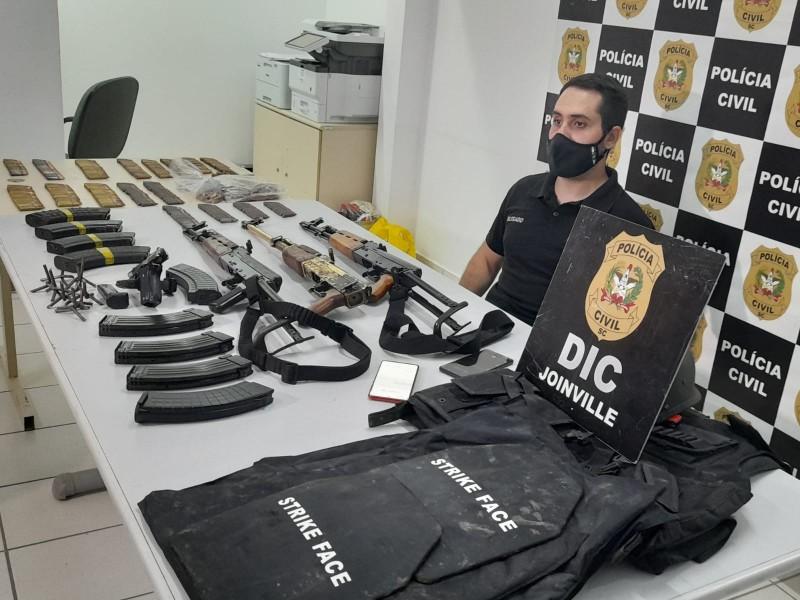 Santa Catarina: operação em Araquari pode ter evitado mega assalto similar ao ocorrido em Criciúma