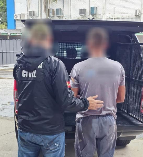 Foragido é preso em Morro da Fumaça nesta sexta-feira