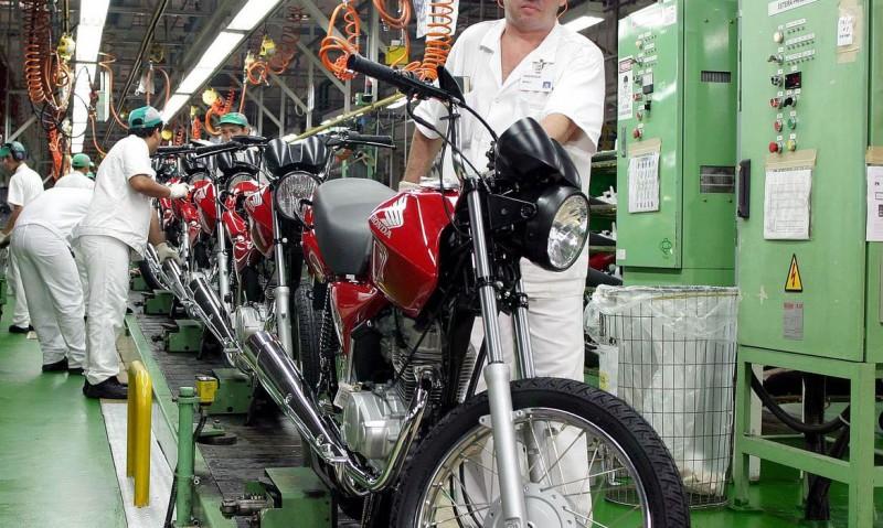 Produção de motocicletas cresce 45% no primeiro semestre de 2021