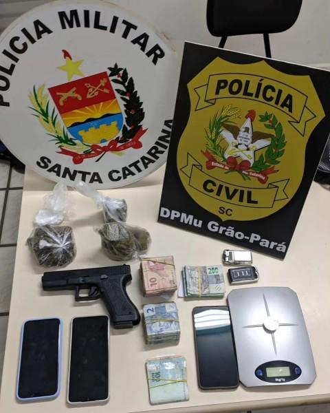 Casal investigado pela Polícia Militar é preso em Grão-Pará