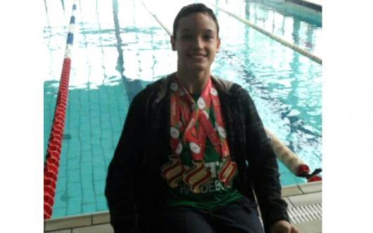Representante de Criciúma ganha três medalhas de ouro no Parajesc
