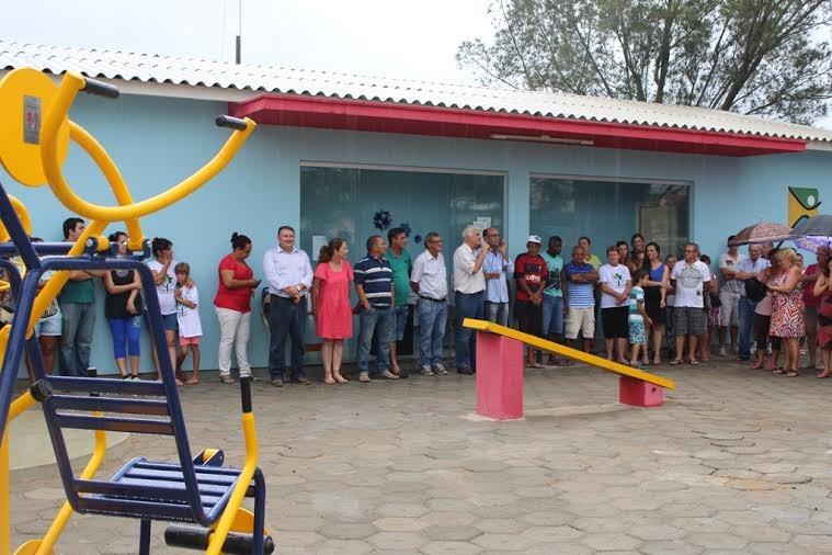 Rincão inaugura novos equipamentos da academia de Saúde