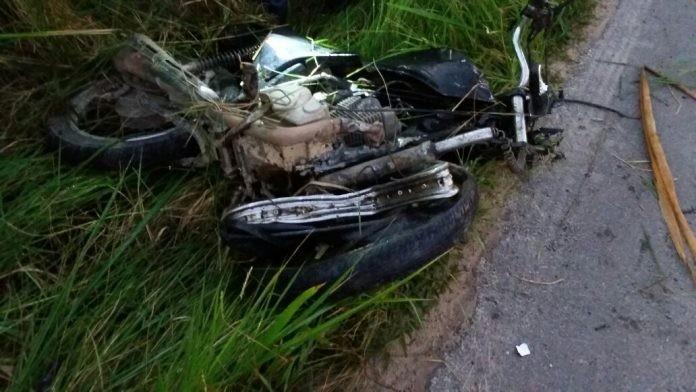 Colisão frontal tira a vida de jovem motociclista na SC-445