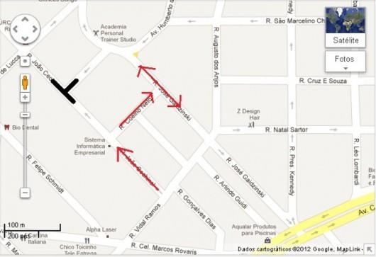 Rua Mário da Cunha Carneiro está bloqueada para trânsito