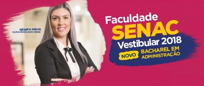Faculdade Senac oferece desconto na primeira mensalidade
