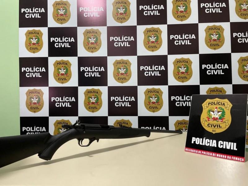 Polícia Civil apreende arma de fogo em Morro da Fumaça