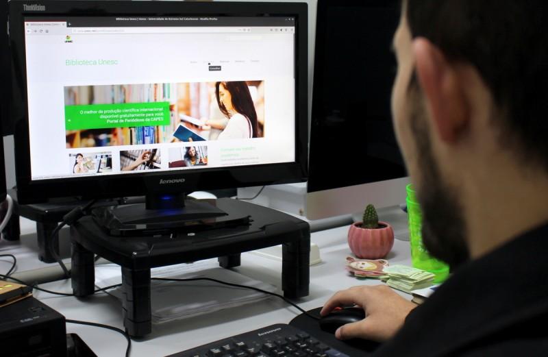 Unesc lança Biblioteca Digital com mais de 7,5 mil obras  