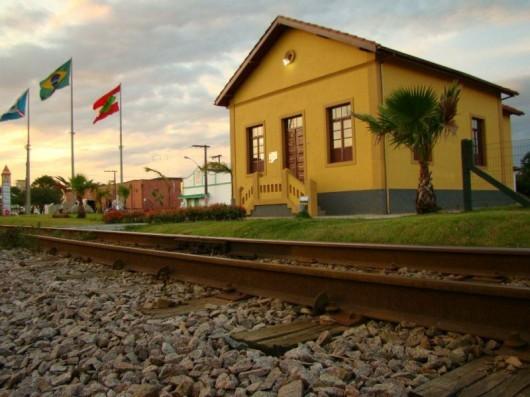 Exposição Trem de Ferro na Casa do Agente Ferroviário, em Içara