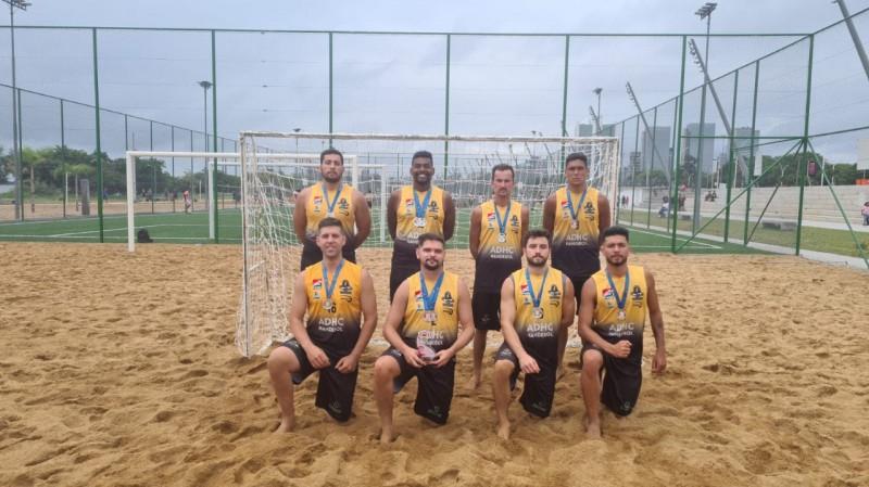 Equipe masculina de Criciúma alcança segundo lugar na Copa Porto Alegre de Handebol Beach