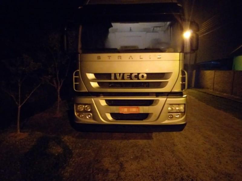 Polícia Militar recupera caminhão com registro de furto em Criciúma