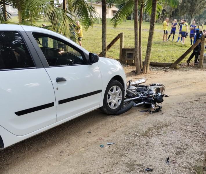 Grave acidente na SC-108 mata motociclista em Cocal do Sul