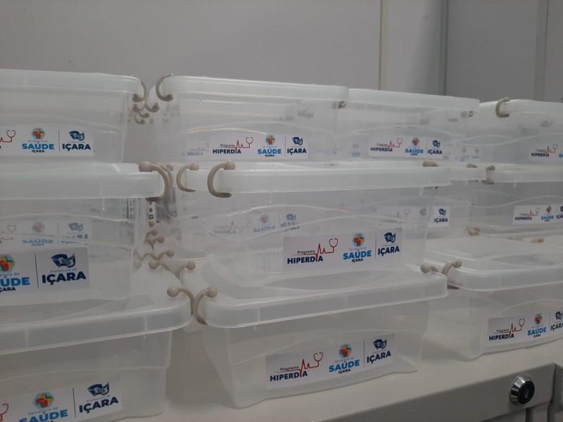 Içara entrega caixa organizadora para armazenamento de insulinas 