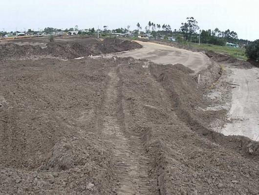 Mais uma obra no Anel de Contorno da 101