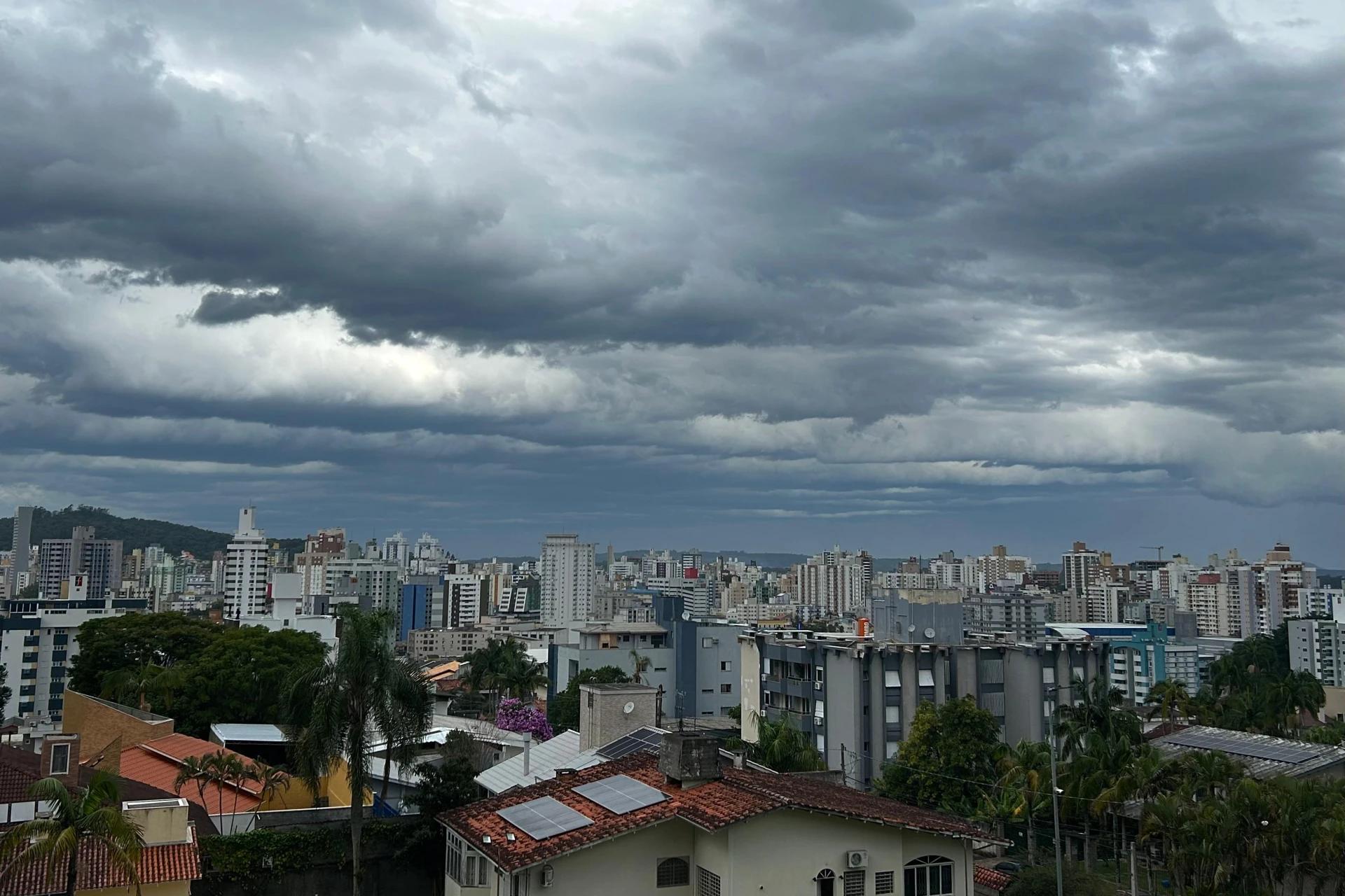 Previsão indica domingo com tempo instável no Sul de Santa Catarina