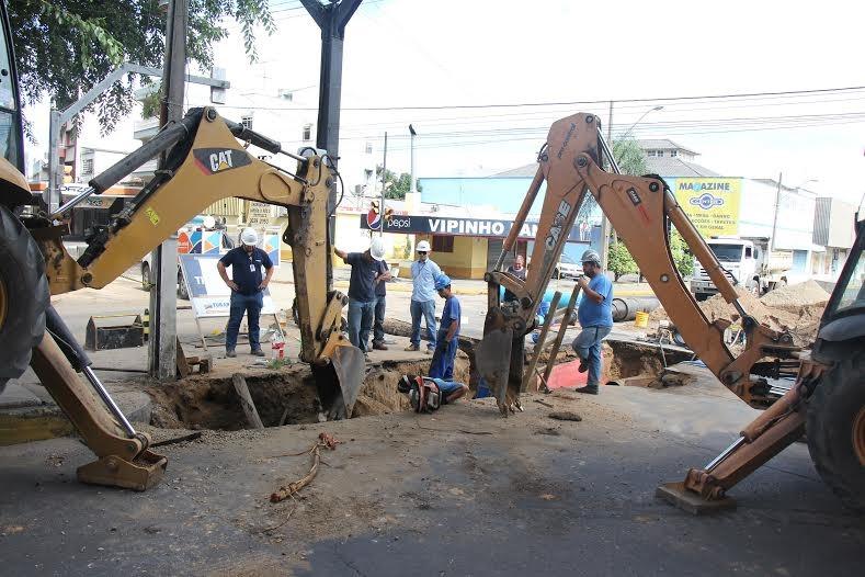 Cronograma de obras da Tubarão Saneamento está 50% concluído