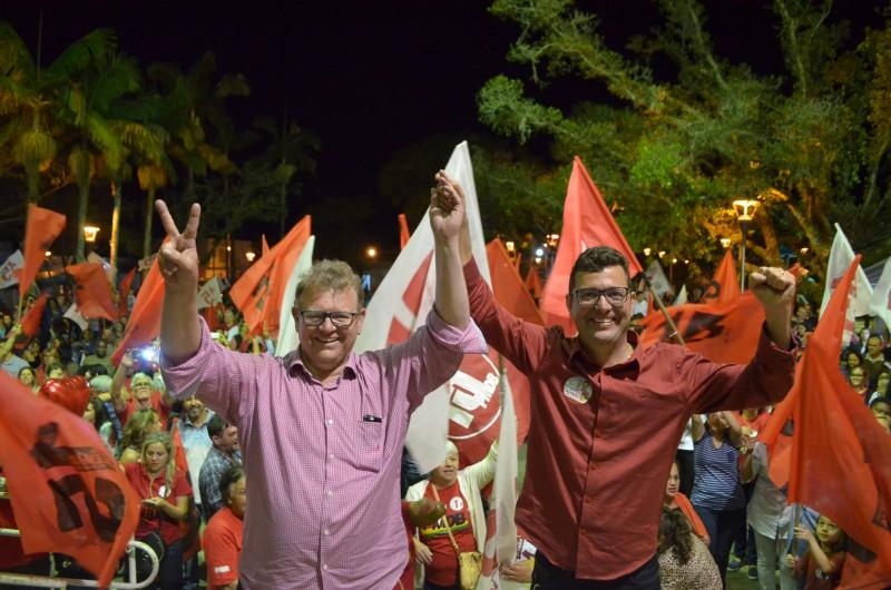 Siderópolis: as fotos da vitória de Hélio Cesar Alemão (PMDB)