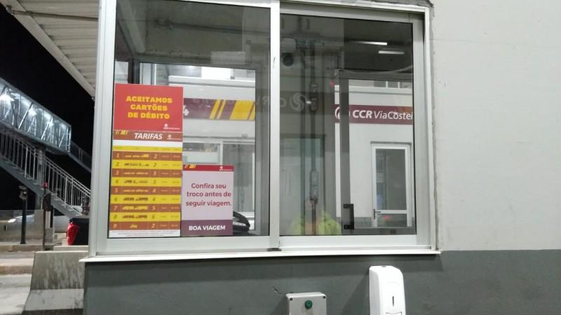 Praças de pedágio no trecho Sul da BR-101 já aceitam pagamento de tarifa com cartão de débito