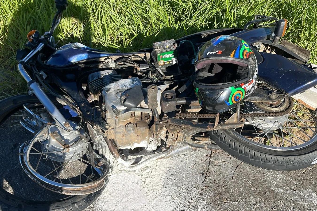 Motociclista morre após colisão frontal com caminhonete na SC-447