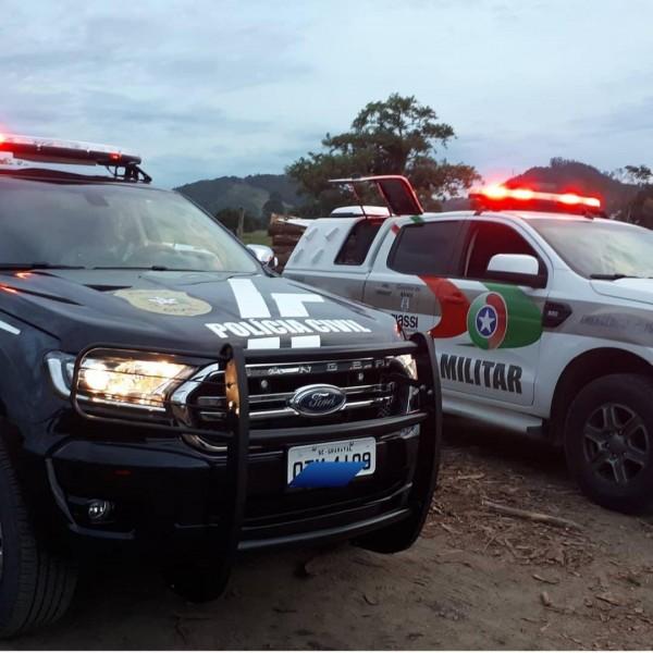 Polícia Civil e Militar de Braço do Norte esclarece homicídio e prende autores