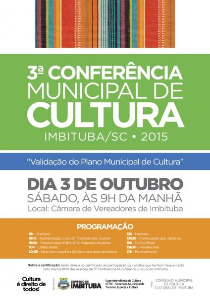 3ª Conferência de Cultura valida adesão ao sistema nacional