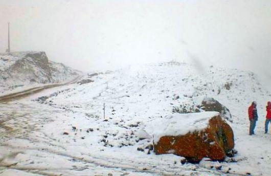 A neve está chegando!
