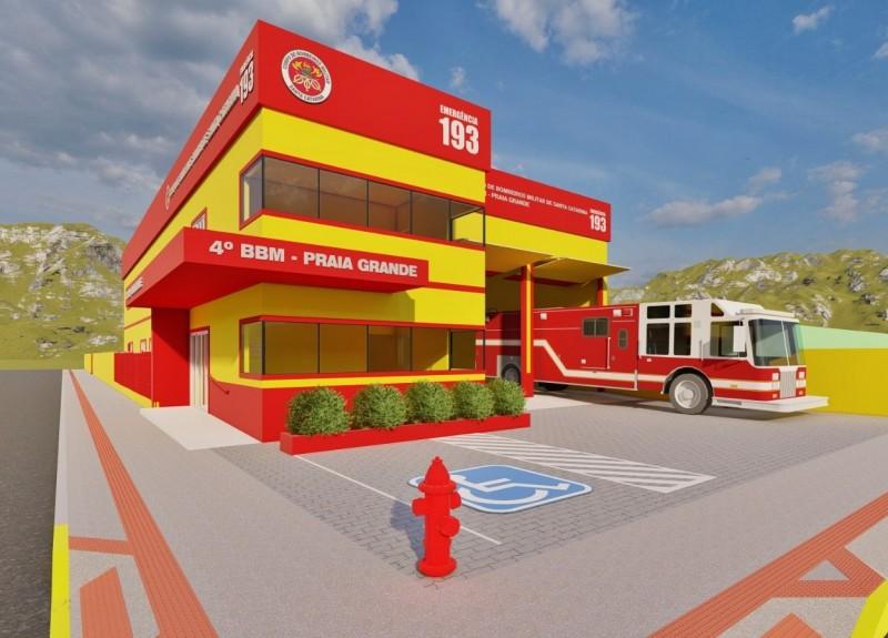 Com crescimento no número de moradores e turistas, Praia Grande pode ganhar quartel dos bombeiros