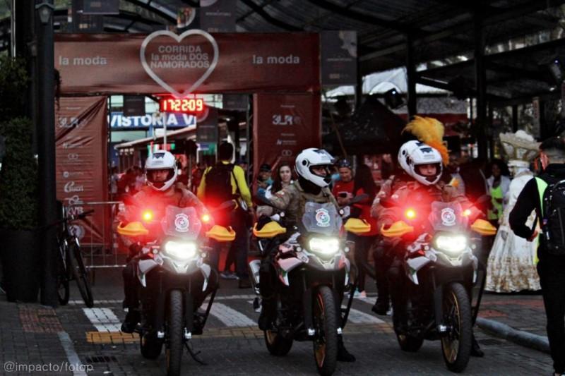 Polícia Militar reforça policiamento na Festa da Gastronomia em Nova Veneza